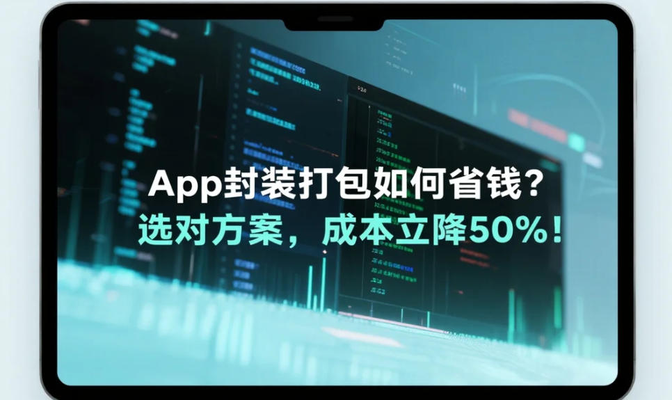 App封裝打包省錢秘籍?選對方案,成本立降50%!